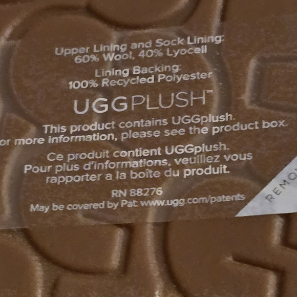 UGG PEARLE IRIDESCENT Silver METALLIC Slides Sherpa Mules Slippers size 8 new - Picture 7 of 9